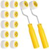 Pinafresa Mini rullo di 4/5, rullo di schiuma, per la riparazione di angoli e angoli, piccolo strumento di pittura
