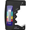 Irfora Tester per batteria con display LCD per indice di potenza per CDN AA AAA 9V 1.5V Controllo batteria a bottone Rilevatore di alimentazione per batterie domestiche