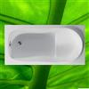 badewannen24.eu - Verona Nordt Vasca da bagno 140 X 70 Alea con seduta - acrilico rettangolare per vasca da bagno