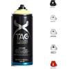 VIRSUS 1 Bomboletta Spray Vernice Acrilica per GRAFFITI GIALLO A008 da 400ml + 5 testine per tratti precisi e spessi, finitura opaca coprente, per street artists murales (MOONWALK YELLOW)