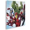 Komar Keilrahmenbild - Marvel Avengers Teampower - Größe: 60 x 60 cm