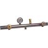 LIQUIGAS COMAP CENTRALINA CON MANOMETRO PER BOMBOLE DI GAS GPL 2 ELEMENTI LIQUIGAS COMAP