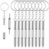Sorcristy Kit di riparazione cacciavite di precisione per occhiali, mini cacciaviti 3 in 1, set da 10 pezzi, mini cacciaviti in acciaio inox per occhiali, fessura, croce e cacciavite a esagono incassato