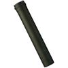 DEMARINIS Tubo in acciaio NERO 1 mt, diam. 80 mm per stufa a pellet spess. 1.2 mm scarico fumi canna fumaria estrazione