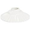 arterameferro Paralume ceramica bianca di ricambio per applique e lampadari ferro e ottone 20 cm