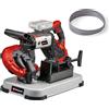 Einhell Sega nastro per metallo batteria supporto TE-MB 18/127 U Li - Solo | PXC | 18 V | alt. taglio 115 mm | largh. taglio 127 mm | Base di appoggio | 2 nastri da taglio per metallo | senza batteria