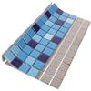ULTECHNOVO Piastrella Ceramica Blu per Piscina Resistente All'umidità Antiscivolo per Riparazione Pavimento Bagno e Doccia in Spazi Interni Domestici