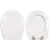 HYDRO HOME Copriwater compatibile con Xes Galassia legno rivestito in resina poliestere Bianco by HYDRO HOME