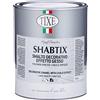 TIXE Shabtix Finitura Decorativa Effetto Gesso, Bianco 1Lt | Smalto Decorativo per Interni Effetto Gesso, Ideale per Legno, Muri e Superfici