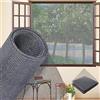 MEEYI Zanzariera Anti Gatto 100x100cm, Zanzariera Fibra di Vetro a Rullo in Fibra di Vetro Zanzariere Magnetiche per Porte Finestre, Grigio