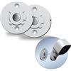 sciuU Supporto Magnetico da Parete compatibile con Blink Mini Camera, [Set di 2] Magnetica Accessori Gancio Appendi link mini Videocamera di Sicurezza, Staffa Installazione con Adesivi o Viti