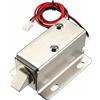 RANRAO Serratura elettrica del solenoide, serratura elettronica del fermo della porta di cattura 12V Elettro-magnete rilascio solenoide Slant Slug