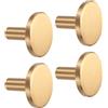 YANGQIHOME 4 Pezzi, Appendiabiti da Parete Ottone, Ganci porta Asciugamani Decorativi in oro, Ganci Appendiabiti, Appendiabiti Muro per Bagno da Appendere (Il giro)