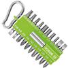 Bosch Home and Garden 2607002823 Set di Bit di Avvitamento con Supporto Universale per Bit, Moschettone, Accessorio per Avvitatore Elettrico, Verde, 21, Taglia unica
