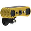ROYELLE Solare allarme sensore di movimento all'aperto-2 * 130dB Tweeter allarme, 4 modalità, rosso e blu movimento trigger luce stroboscopica, proteggere la vostra sicurezza della proprietà(Giallo)