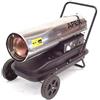 D&L Cannone di riscaldamento in acciaio inox, 30 kW, diesel, 55519, riscaldatore a olio, per costruzione