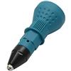 SANWAN Rivetto Pistola per Trapano Elettrico Cordless Trapano Avvitatore Elettrico Rivettatrice Strumento Cordless Rivettatrice Adattatore Trapano (Blu), blu