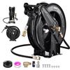 Generico Avvolgitubo Idropulitrice Automatico 15m 4000 PSI, Tubo Alta Pressione, Bobina Tubo Retrattile Con Riavvolgimento Automatico, Acciaio Resistente, Montaggio Parete Soffitto Pavimento