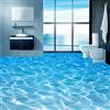 GIOBEL Carta da parati murale moderna blu acqua di mare paesaggio decorazione domestica 3d pavimento piastrelle adesivo camera da letto bagno PVC autoincollante pittura