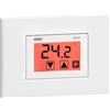 Vemer VE459400 AROS Termostato Touch Screen da Incasso e Alimentazione 230V, Bianco e Grigio Antracite.