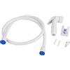 lvifloae Spruzzatore per bidet portatile per WC e spruzzatore per bidet, kit Shattaf montato a parete in plastica con impugnatura ergonomica, facile installazione per il bagno e la pulizia
