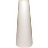 LampyAbazury.com Paralume 250 x 100 x 600 mm diametro inferiore x diametro superiore x altezza | imitazione cotone crema (ecru) | per attacco E27 (grande) | Paralume 25 x 10 x 60 cm