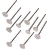 SEIWEI Set di 10 frese diamantate, 60 punte diamantate con gambo da 3 mm e testa da 10 mm per smerigliatrice elettrica/macchina per incidere