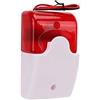 Dioche Allarme Luce Sonora, Sensore del di Sicurezza Flash Rosso Buon Isolamento Dispositivo di Allarme di Sicurezza Resistente Agli Urti di Allarme di Sicurezza(12V)