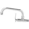 Sharainn Rubinetto singolo per acqua fredda, rubinetto universale durevole a parete G1 / 2in per uso domestico(LQ-3093 20cm)