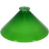 ARTERAMEFERRO Vetro di Ricambio per Lampada Ministeriale Ottone Verde Churchill Banchiere 25 cm