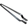 GREGORIOSTORE Pinza per Camino in Ferro, 48 cm, Nera, Artigianale, per Gestione Fuoco e Legna