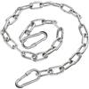 TENGMEIHUIO Catena in Acciaio Inossidabile 304 acciaio inossidabile corda Robuste Maglie in Acciaio Saldato per Recinzione SospesaCatena per Cani da Passeggio Catena Oscillante Guinzaglio (100cm)