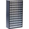 Raaco Cassettiera Porta Minuteria C12-60 Organizer Minuteria da Parete | 39.6 kg Capacità, 15 x 30,6 x 55.2 cm, 60 Cassetti Trasparenti, Cassettiera Attrezzi in Acciaio per Officina - stoccaggio