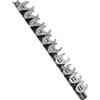 Generic Kit di ricambio da 10 pezzi, set di chiavi metriche con organizer a clip, set estremità aperta da 10 mm a 22 mm per cricchetto da 3/8