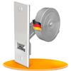MEISTERBAU - Avvolgitore per tapparelle da incasso [Made in Germany]- Avvolgitore per tapparelle con copertura - Avvolgitore per cinghia per tapparelle 23 mm [senza cinghia]