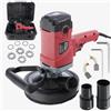 ALLINOX Levigatrice Elettrica 230V Per Calcestruzzo 140 mm PROFESSIONALE Con Motore 1500W Smerigliatrice Per Cemento a 6 Velocità KIT Per Restauro Senza Polvere UNIVERSALE