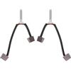 VGOL 1 Paio Di Spazzole Di Carbone Per Motore 12x10,5x5/7,5 Mm Per Motore Per Verricello ATV/UTV Da 2000-5000 Libbre Di Trazione
