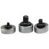 Generic Set di 3 chiavi a cricchetto reversibili, mini chiavi a mano da 1/4 3/8 1/2, diametro compatto 38 mm, con cuscinetto a sfera caricato a molla per spazi ristretti