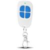 LUIRSAY AAM0049 Telecomando Cancello e Garage - Compatibile SCS Sentinel - 433,92 MHz - 4 Canali - Codice segreto girevole e a lunga portata - Blu