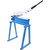 Aangeebone Forbici manuali per lamiera, piastra manuale, con base da 500 mm, forbici a leva manuale con molla di ritorno, spessore 1,5 mm, taglierina in metallo per piastra