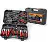 giesseworker Kit 9 Pezzi Pinze Smonta Fascette Auto Universali con Valigetta | Set Universale, Valigetta Inclusa, 9 Attrezzi