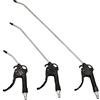 Rubu22a Set di 3 pistole di scarico ad aria compressa, pistola ad aria compressa, ugello 95 mm, 280 mm, 490 mm (3)
