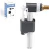 HOMSSY Galleggiante Cisterna WC Compact F-118 - Valvola di riempimento universale 3/8 Ottone, regolazione livello dell'acqua, installazione laterale, sistema compatto per serbatoio basso