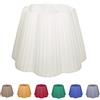 Imperato Illuminazione Paralume Margherita per lampada e lampadario fatto a mano in tessuto seta in 12 colorazioni differenti (Verde biliardo, 40cm (attacco E27))