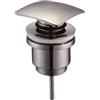 BAGNOCLIC, Piletta click clack quadrata TCQCR, standard | 20x20x20MM, con ferramenta per installazione | Scarico lavabo, montaggio rapido, design moderno