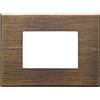 Vimar Placca 3M 3 Moduli Bronzo Antico Spazzolato - 22653.87