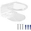 Dioche Staffa per Supporto Router per Montaggio a Parete Compatibile con Deco X20/X60, Design Salvaspazio, Installazione Semplice, Materiale PMMA Durevole, Perfetto per Casa e Ufficio (1 confezione)