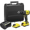 Stanley - FatMax STANLEY FATMAX SFMCD715D2K-QW Trapano, 18 V, 1/2_pollice
