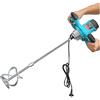 HUAYT HUAPX Miscelatore Elettrico,1800W 220V Miscelatore per Malta agitatore di cemento a 6 velocità strumento di agitazione a doppia impugnatura per gesso,vernice,malta, colletto,miscelatore-blu