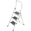 GIERRE Sgabello SUPERSTEP 3 gradini con parapetto alto in acciaio